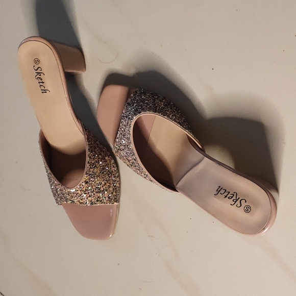 sketch Shoes - Party wear glitter heels 👠